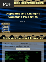 Displaying and Changing Command Properties