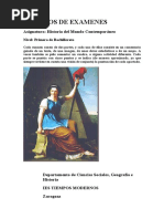 Resumen Examen de Historia Contemporánea