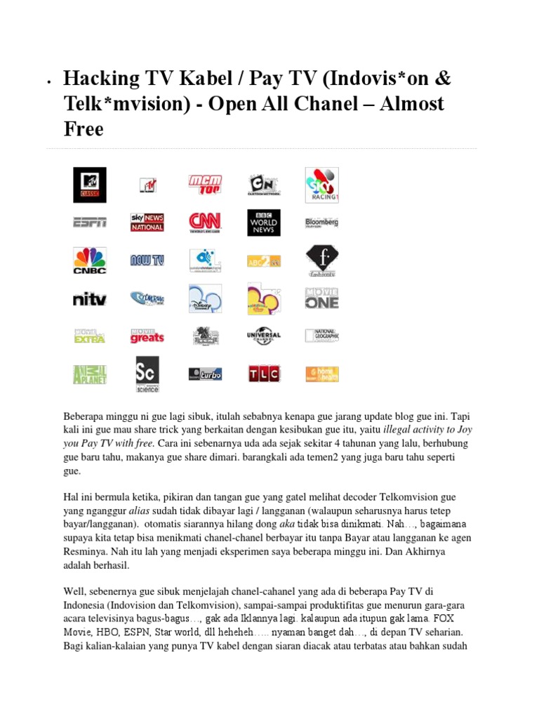 Hacking TV Kabel PDF