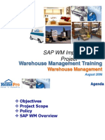 SAP WM Implementation Project