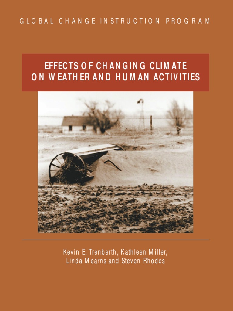 Effects of Changing Climate On Weather and Human Activities PDF | PDF ...
