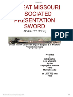 A Great Missouri Associated Presentation Sword