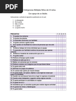 Test de Estilos de Aprendizaje Infantil | PDF | Educación avanzada
