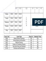 Time Table