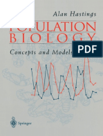 Population Biology (Hastings)