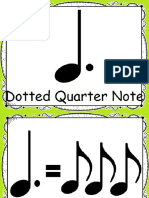 Dotted Quarter Note Signs