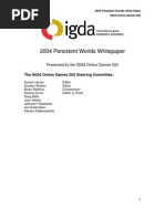 IGDA PSW Whitepaper 2004