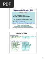 Welcome To Physics 202