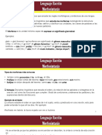 Morfosintaxis: Estudio de reglas morfológicas y sintácticas