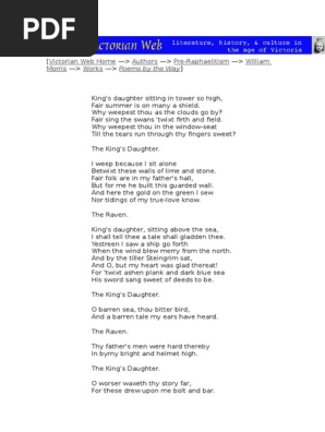 Algernon Charles Swinburne And Morris Pdf Tristan Poetry