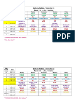 Student Schedule 17-18