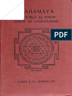 Mahamaya The Word As Power The World As Consciousness Ganesh Co Edition Sir John Woodroffe Part1 PDF