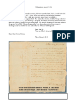 Nelson-Baron Von Steuben Letter