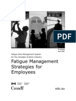 Canada Fatigue MGMT Strategies For Employees