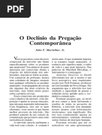 O Declinio Da Pregacao Contemporanea MacArtur