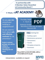 September 28 Rat Academy