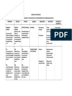 Matriz Del Problema