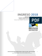 Folleto Informativo Ingreso 2018