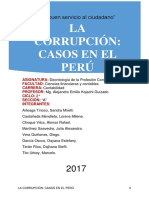 La Corrupción: Casos en el Perú