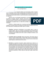 5 Consejos para Escribir Un Buen Artículo