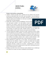 Guia de Passos para Telemarketing