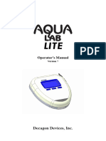Aqualab Lite Manual