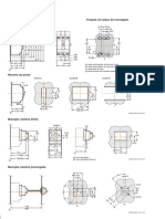 Dimensões técnicas dos disjuntores NB400N, NB600N e NB800N