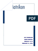 Matrikon OPC Tunneller Users Manual