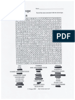 Microscope Crossword Puzzle