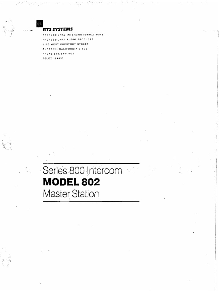 802 Manual | PDF | Electromagnetic Interference | Random Access Memory