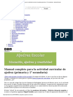 Manual Completo Para La Actividad Curricular de Ajedrez (Primaria y 1º Secundaria) « Ajedrez Escolar