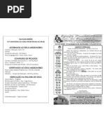 Programa Culto de Missoes - 13-08-10