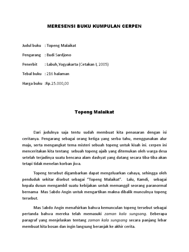 Ruang Kelas Kita Contoh Cerpen Beserta Pengarangnya