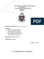 Informe de Bioquimica