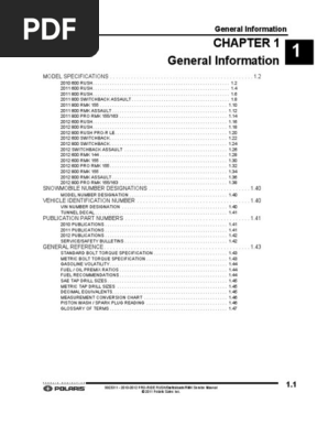 10 12 600 800 Rush Switchback Rmk Service Manual Pdf Throttle Clutch