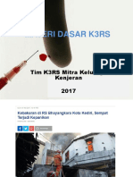 Materi Dasar K3RS Kenjeran 2017