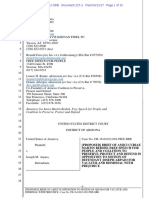 USA v Arpaio # 227-2 AMICUS BRIEF - Free Speech for People, And Coalition to Preserve, Protect and Defend in Opposition