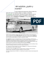 Historia de Los Autobuses