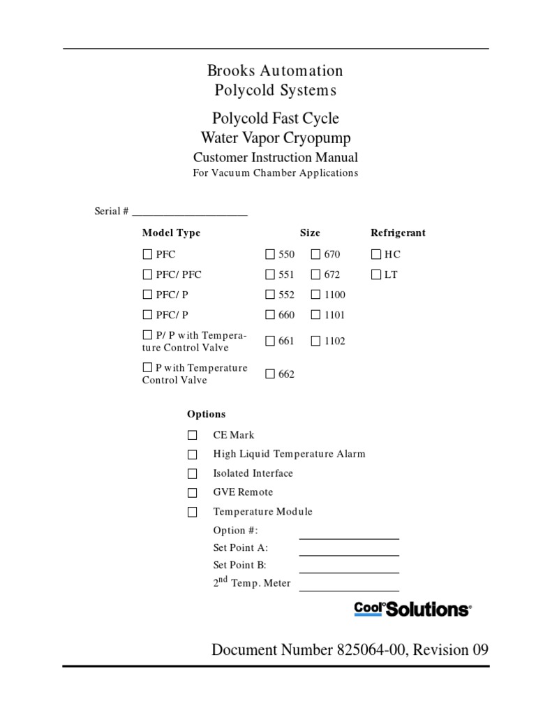 PFC Manual | PDF | Electrical Connector | Refrigeration
