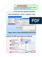 ¡Atención!: para Hacer Uso de Las Funcionalidades de Esta Cédula Electrónica Debe Habilitar Macros