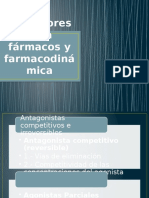 Receptores para Fármacos y Farmacodinámica