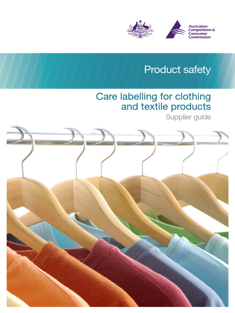 Australian Care Labelling for Clothing and Textile Products Textiles