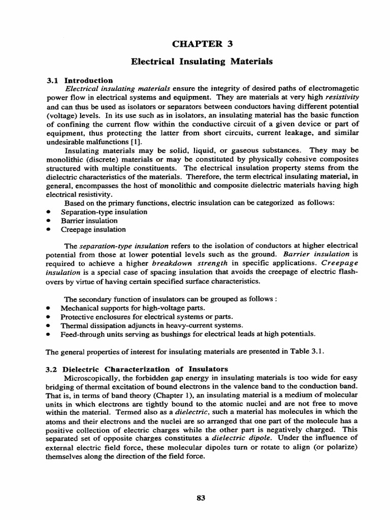 Electrical Insulating Materials PDF PDF