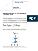 How to Configure a Cisco ASA 5510 Firewall – Basic Configuration Tutorial