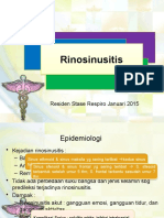 Rinosinusitis: Epidemiologi, Pembagian, Patofisiologi dan Patogenesis