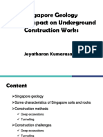 Singapore Geology Its Impact On Underground Construction Works 16 Oct 2016 SMCES