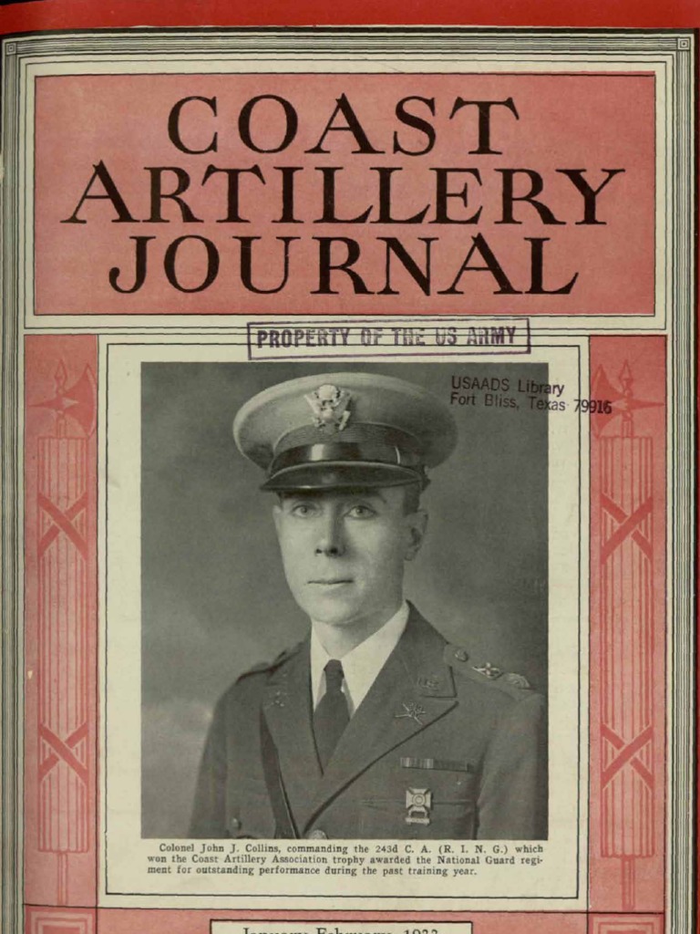 Coast Artillery Journal - Feb 1933 | PDF | Officer (Armed Forces