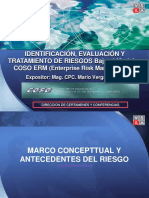 Diapositiva Full Day Evaluacion y Tratamiento de Riesgos Bajo El Modelo Coso Erm - Mario Vergara Silva 19 de Agosto 2017