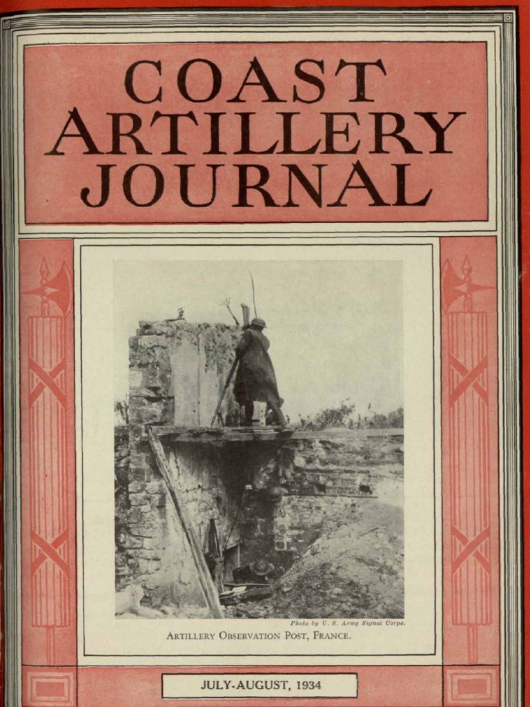 Coast Artillery Journal - Aug 1934 | PDF | United States Army Coast