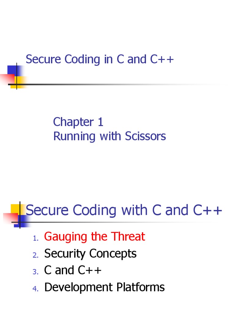 Secure Coding in C and C++ | PDF | Vulnerability (Computing) | Computer ...